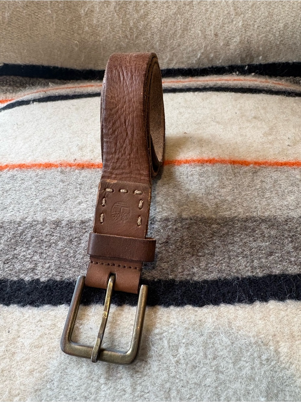 Timberland Tan Leather Belt